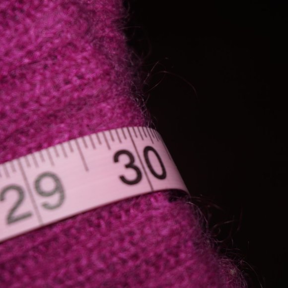 Vintage 80s Mohair Wool Plaid Cardigan Sweater - Picture 8 of 8